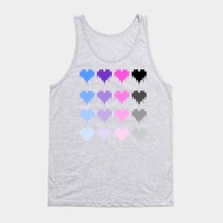 Fading Pixel Hearts (BPPB) Tank Top